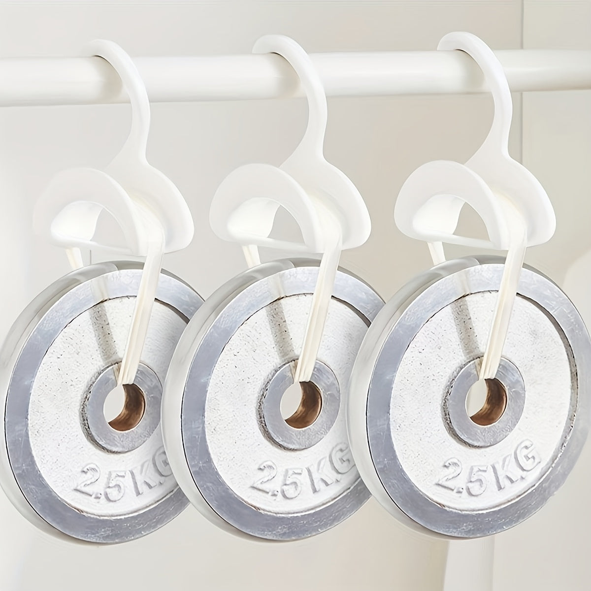 10 elegant plastic hooks, heavy-duty portable handbag hooks, suitable for organizing belts, scarves, hats, backpack racks in wardrobes