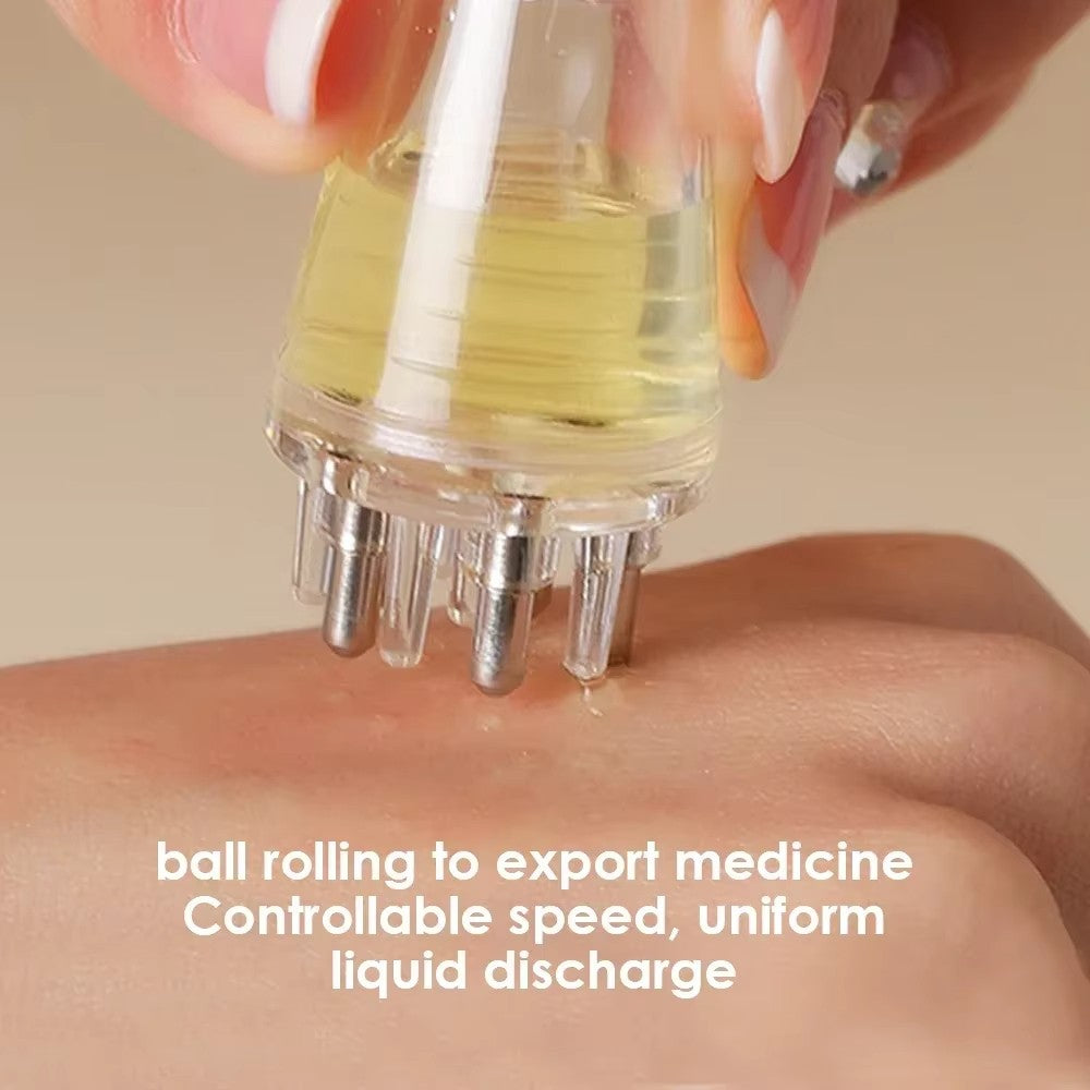 Mini Scalp Massage Comb – Medicine Applicator Roller Ball for Hair Growth