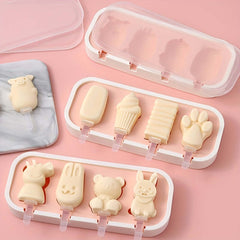 BPA Free Silicone Popsicle Mold DIY Homemade Ice Cream and Popsicle Machine