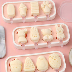 BPA Free Silicone Popsicle Mold DIY Homemade Ice Cream and Popsicle Machine