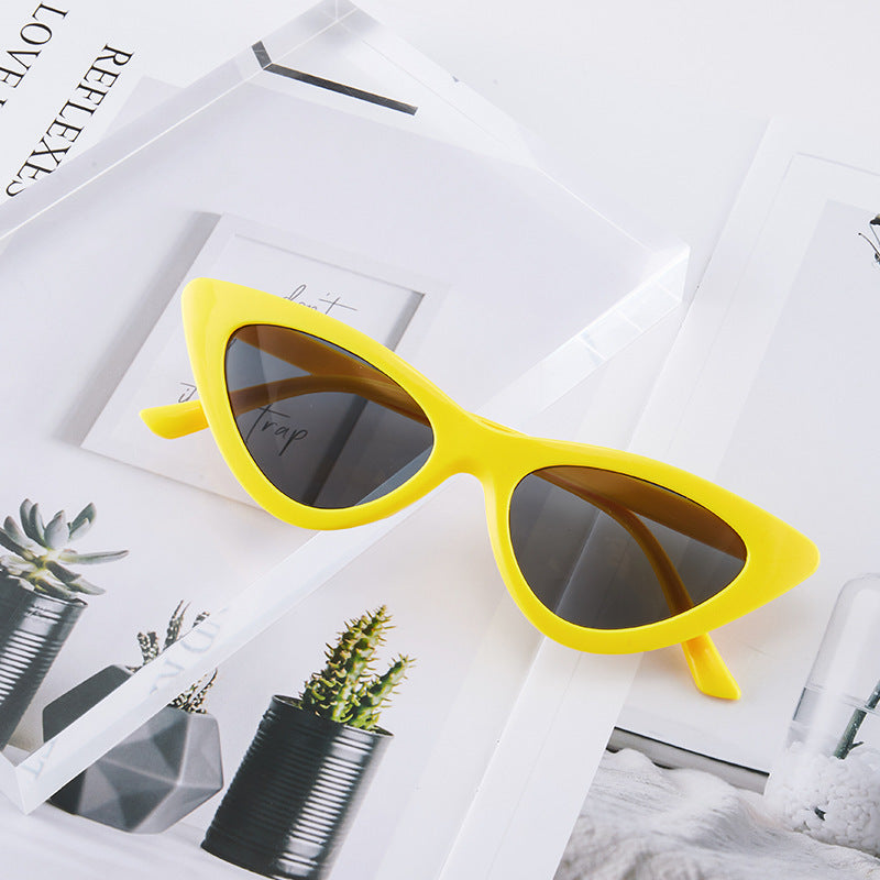 Fashion sunglasses for men and women, cat eye triangle sunglasses